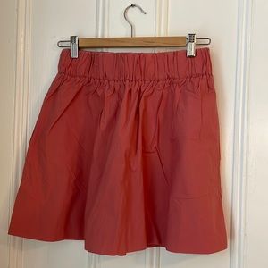 J. Crew Perfect poplin skirt